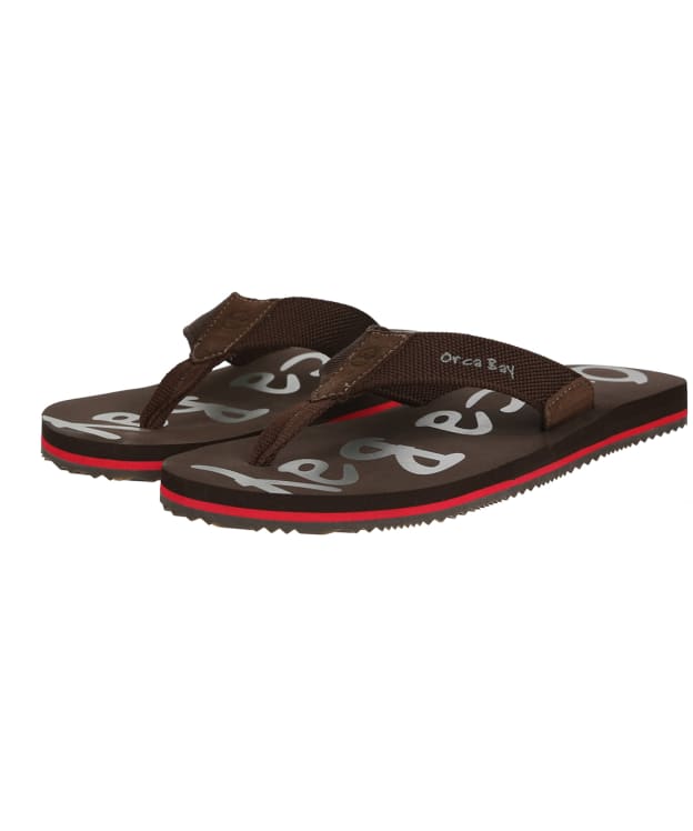 Orca Bay Fistral Beach Flip Flop Sandals - Coffee