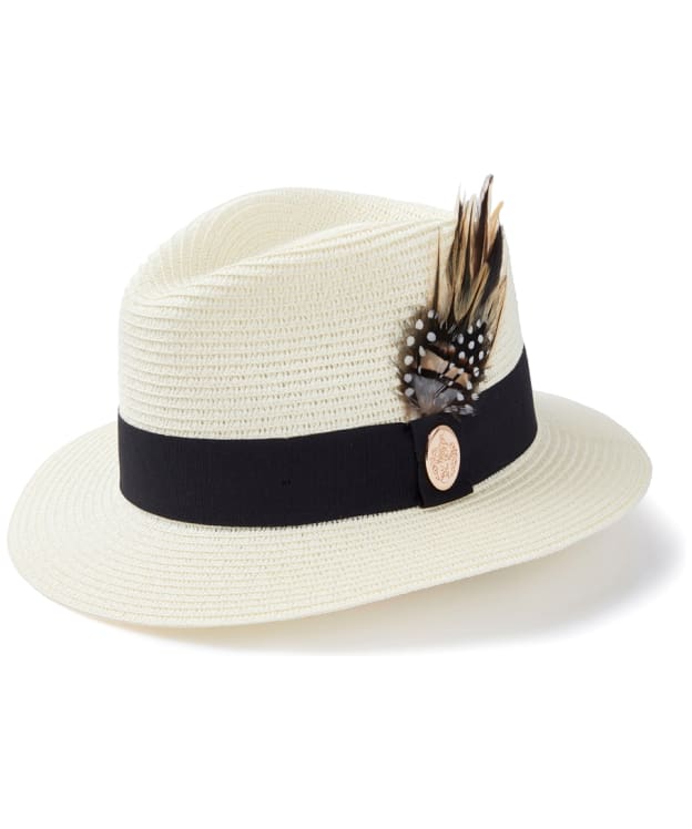 Women’s Hicks & Brown Aldeburgh Fedora - Cream / Black