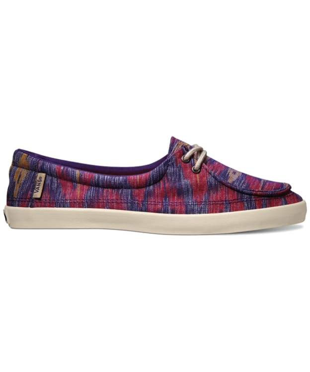 Women’s Vans Rata Lo Ikat Canvas Shoes - Gothic Grape