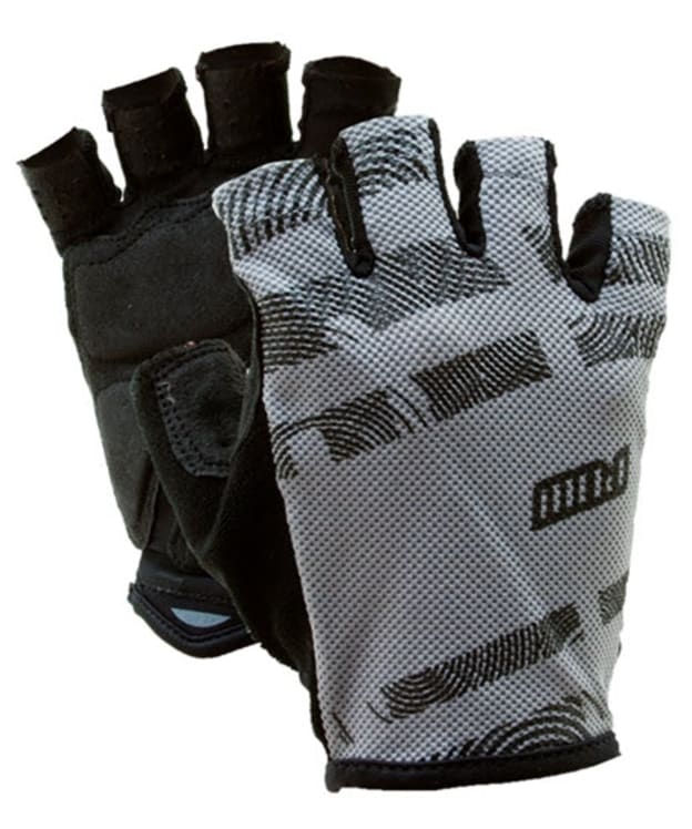 POW Short Fingers Hypervent Mesh Ventilated Bike Gloves - White