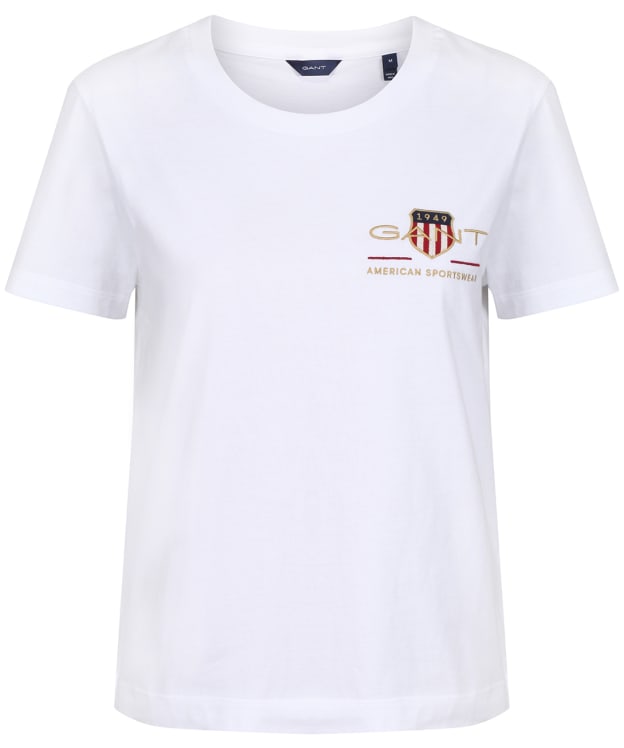 Women’s GANT Archive Tee - White