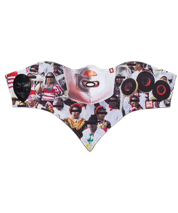 Airhole S1 Standard 2 Layer Graphic Snowsports Facemask With Mouth Hole - Mexico