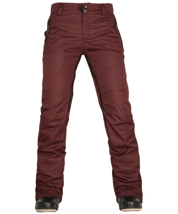 Women’s 686 Parklan After Dark Waterproof Insulated Ski Snowboard Pants - Dark Ruby