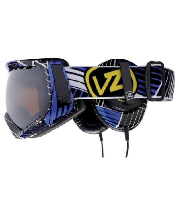 VonZipper Feenom Goggles Synchro Royal Skull Candy Headphones - Black