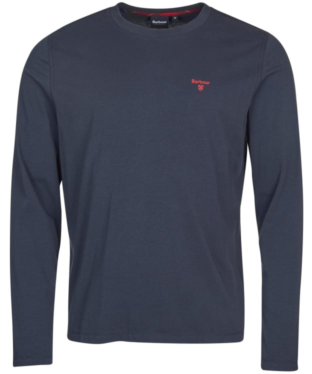 Men’s Barbour Sheldon Long Sleeve T-Shirt - Navy