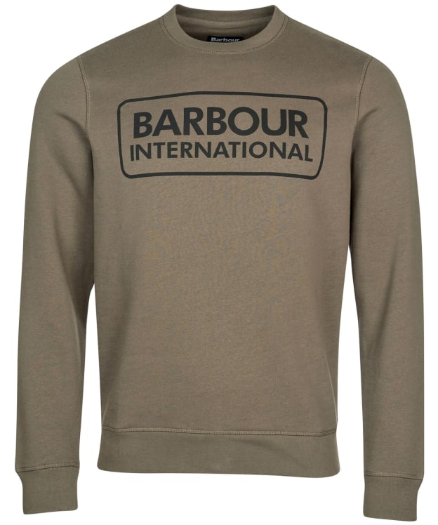 Men's Barbour International Large Logo Sweater - Dusky Khaki