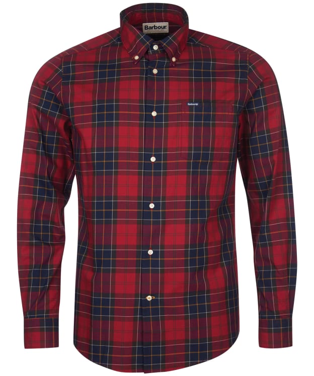 Men’s Barbour Wetherham Tailored Shirt - Red
