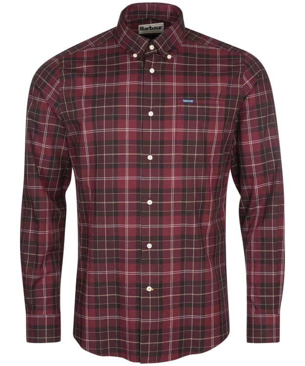 Men’s Barbour Wetherham Tailored Shirt - Winter Red