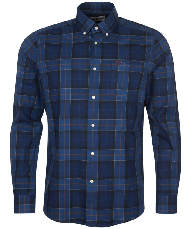 Men’s Barbour Wetherham Tailored Shirt - Midnight Tartan