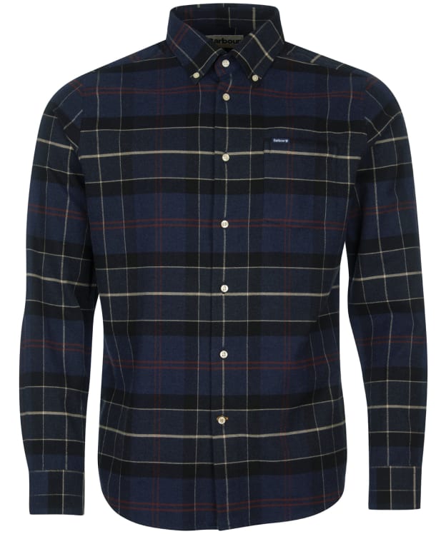 Men’s Barbour Lutsleigh Shirt - Navy Marl Check