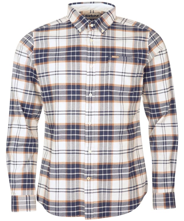 Men’s Barbour Portdown Tailored Shirt - Ecru Check