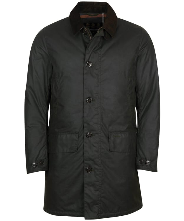 Men’s Barbour Waxed Mac - Sage