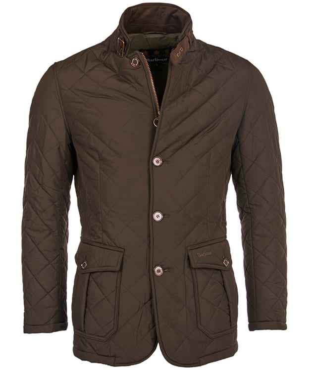 Men's Barbour Lutz Quilted Jacket - Olive