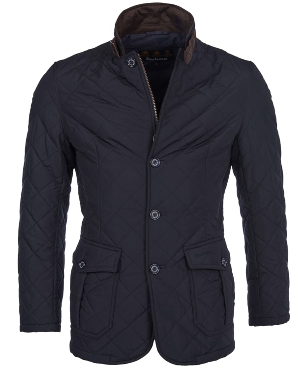 Men's Barbour Lutz Quilted Jacket - Navy