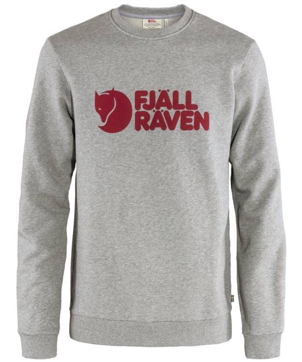 Men’s Fjallraven Logo Sweater - Grey Melange