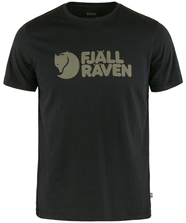 Men’s Fjallraven Logo Short Sleeve T-Shirt - Black