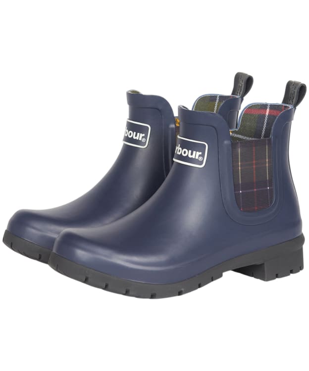 Women’s Barbour Kingham Chelsea Boot Wellingtons - Navy
