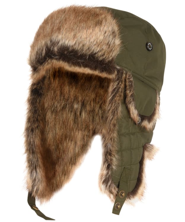 Men’s Barbour Cleadon Trapper Hat - Dark Olive