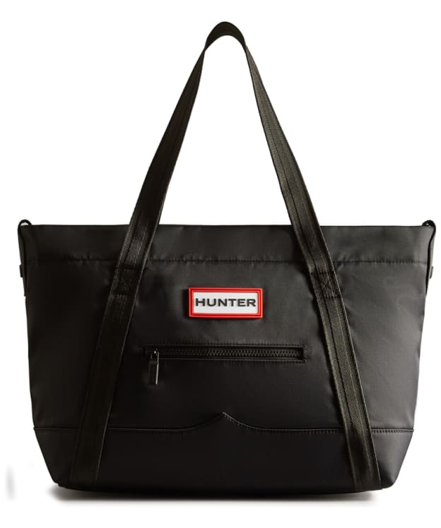 Hunter Nylon Topclip Water Resistant Tote Midi - Black