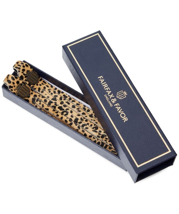 Women’s Fairfax & Favor Removable Boot Tassels - Cheetah Haircalf