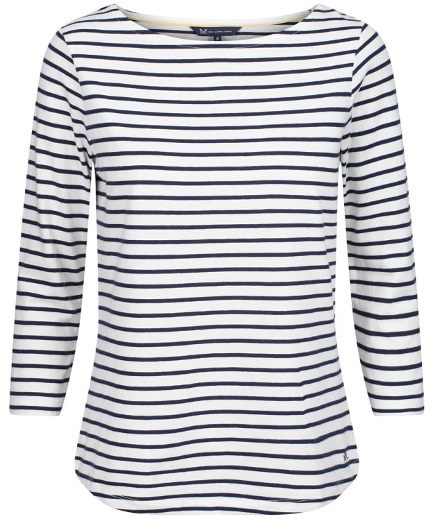 Women’s Crew Clothing Essential Breton Top - White / Navy