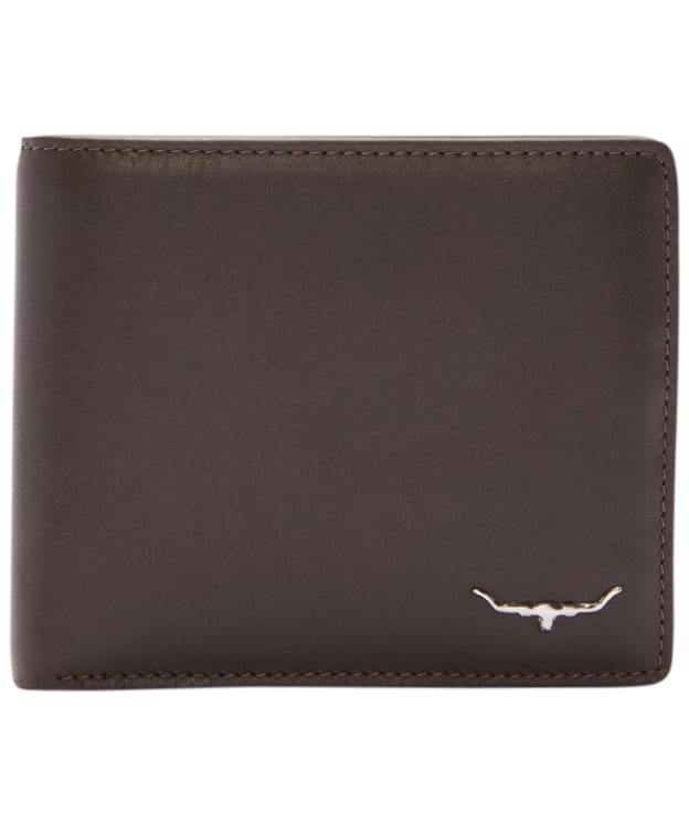 Men's R.M. Williams City Slim Bi-Fold Leather Wallet - Chocolate