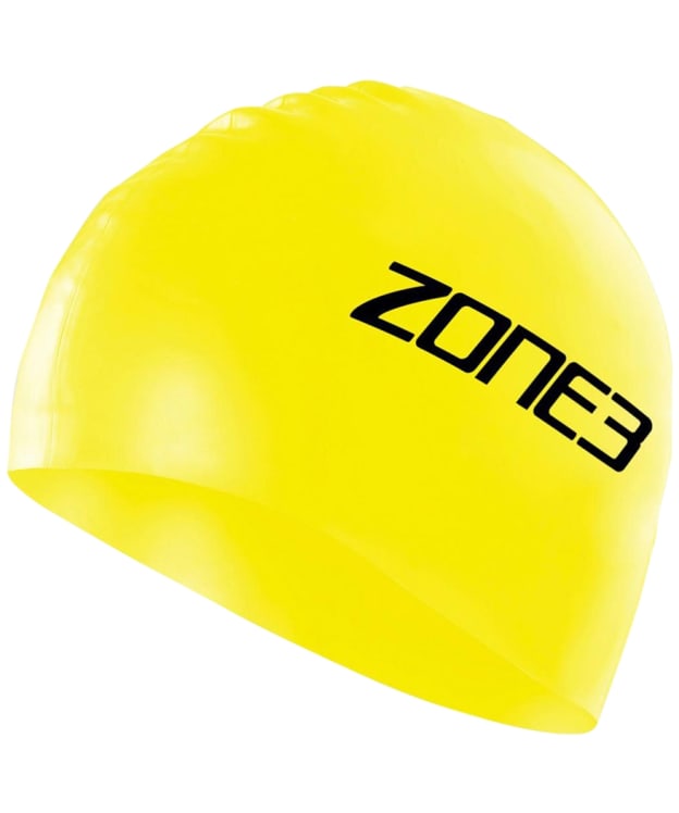 Zone3 Silicone Swim Cap - 48G - Neon Yellow
