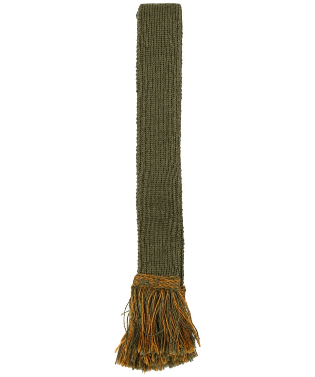 Alan Paine Wool Blend Sock Garter - Ochre/Olive
