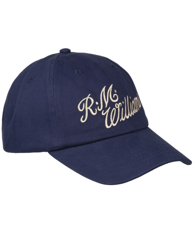 R.M. Williams Script Baseball Cap - Navy / Bone
