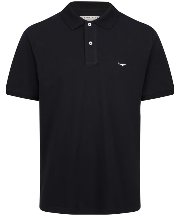 Men's R.M. Williams Rod Short Sleeved Polo Shirt - Black