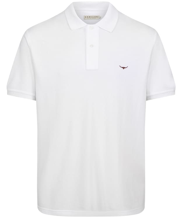 Men's R.M. Williams Rod Short Sleeved Polo Shirt - White