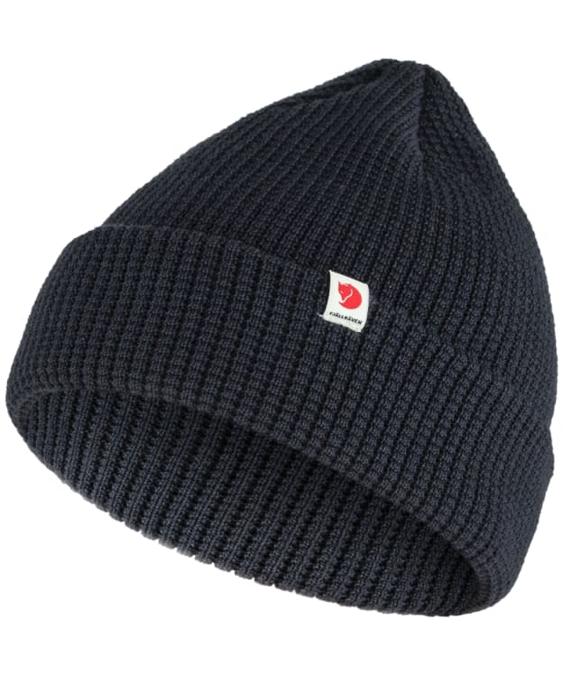 Fjallraven Tab Beanie Hat - Dark Navy