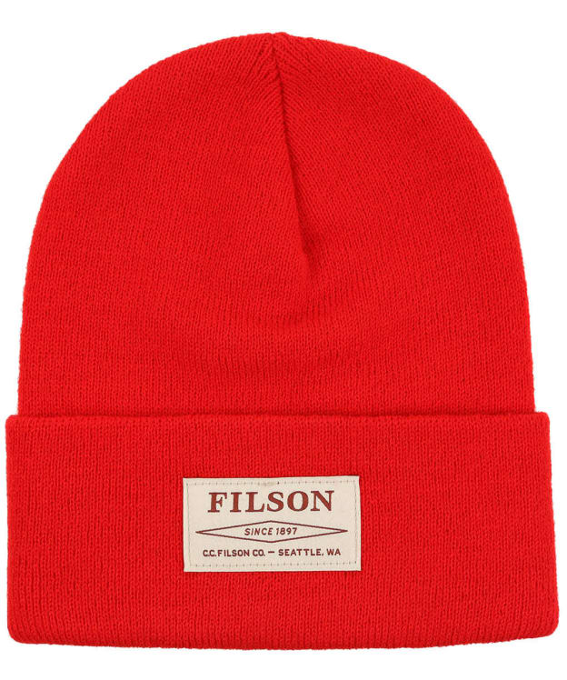 Filson Ballard Adjustable Acrylic Watch Cap - Red