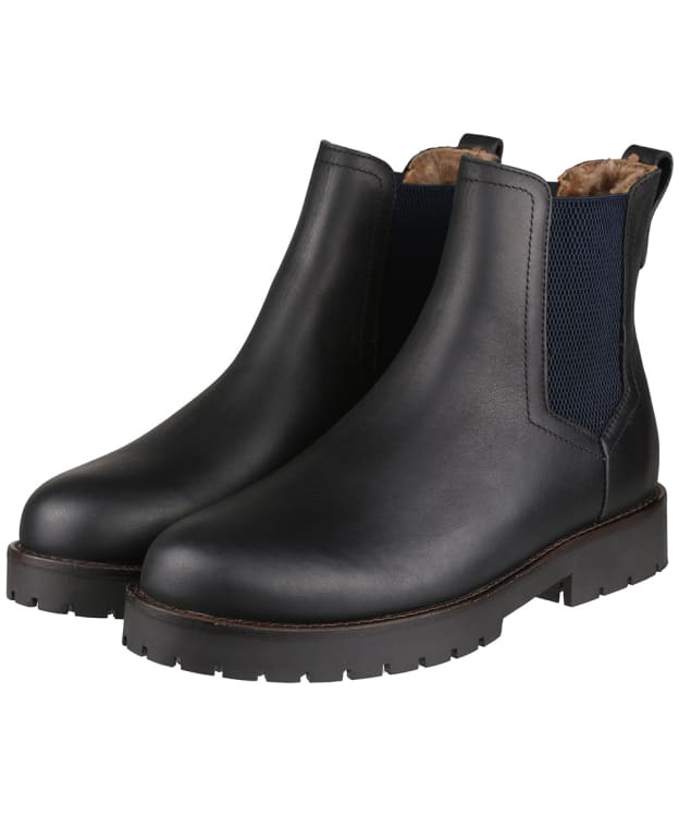 Women’s Fairfax & Favor Sheepskin Boudica Ankle Boot - Black Leather