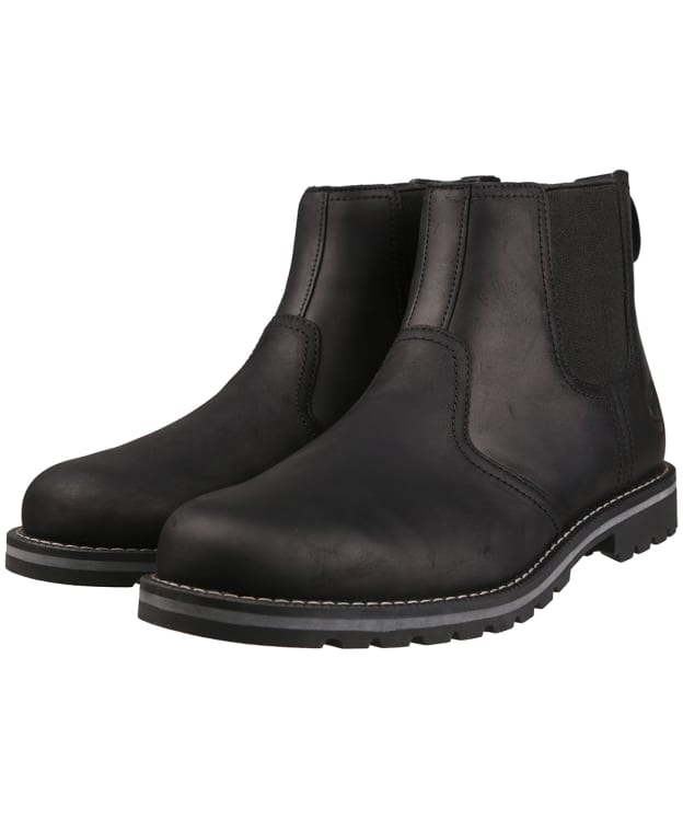 Men’s Timberland Larchmont II Leather Chelsea Boots - Black Fullgrain