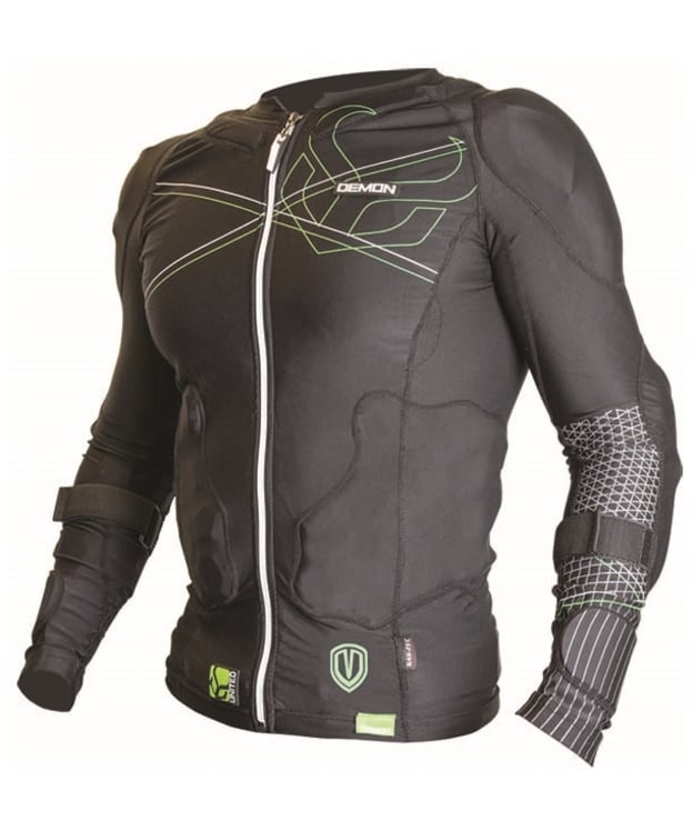 Men's Demon Flexforce Pro Padded Protection Top V2 - Black
