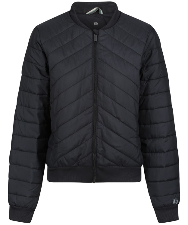 Women’s Tentree Cloud Shell Quilted Bomber Jacket - Jet Black