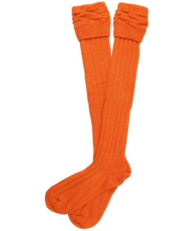 Pennine Portland Wool Shooting Socks - Spice