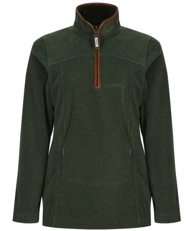 Women's Schoffel Tilton 1/4 Zip Fleece Pullover - Cedar Green