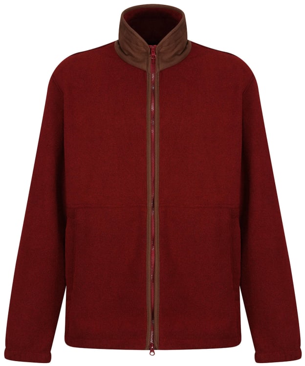 Men's Alan Paine Aylsham Full Zip Fleece Jacket - Bloodstone