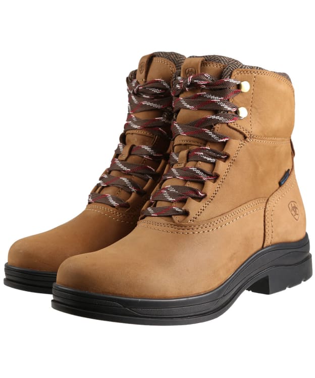 Women’s Ariat Harper Waterproof Leather Boots - Dark Earth
