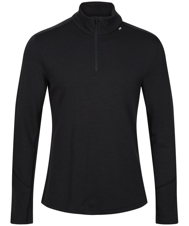 Men’s Helly Hansen Lifa Merino Midweight Half Zip Baselayer - Black