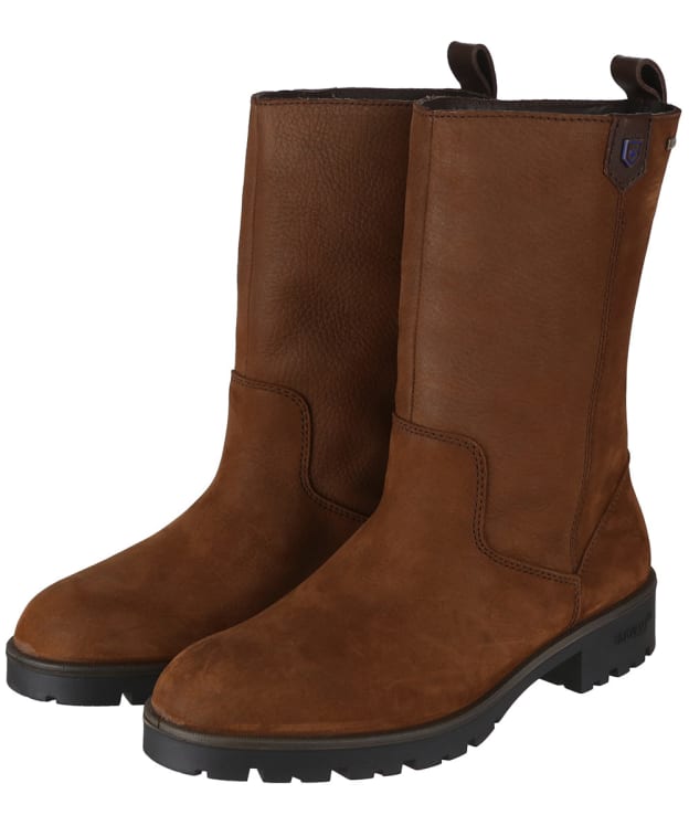 Women’s Dubarry Killarney Mid-Height Waterproof Leather Boots - Walnut