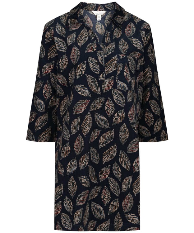 Women's Seasalt Cobland Tunic - Ripple Leaves Dark Night