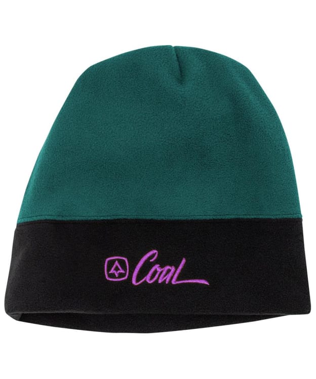 Coal The North Colour Block Fleece Beanie - Teal