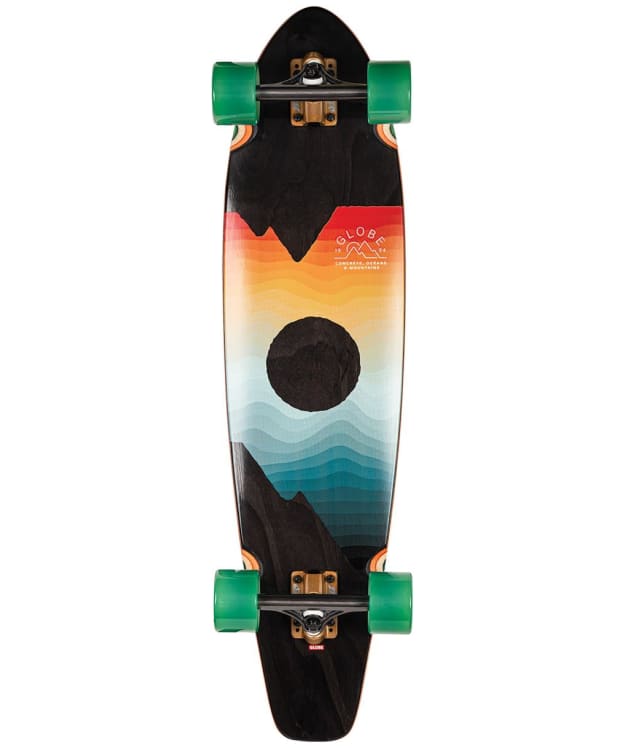 Globe Arcadia Longboard Resin-8 Skateboard - 36" - Black Maple / Chromeset