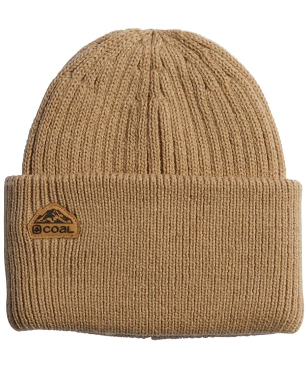 Coal The Coleville Recycled Textured Knit Cuff Beanie - Khaki