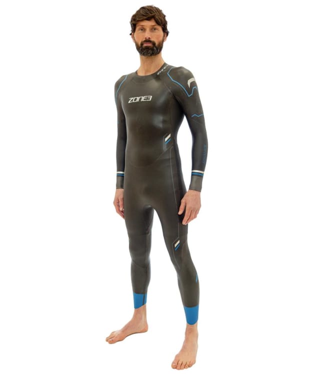 Men’s Zone3 Advance Neoprene Wetsuit - Black / Aqua