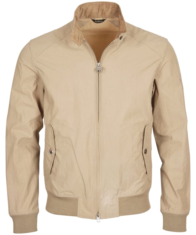 Men's Barbour International Steve McQueen Rectifier Harrington Casual Jacket - Military Brown