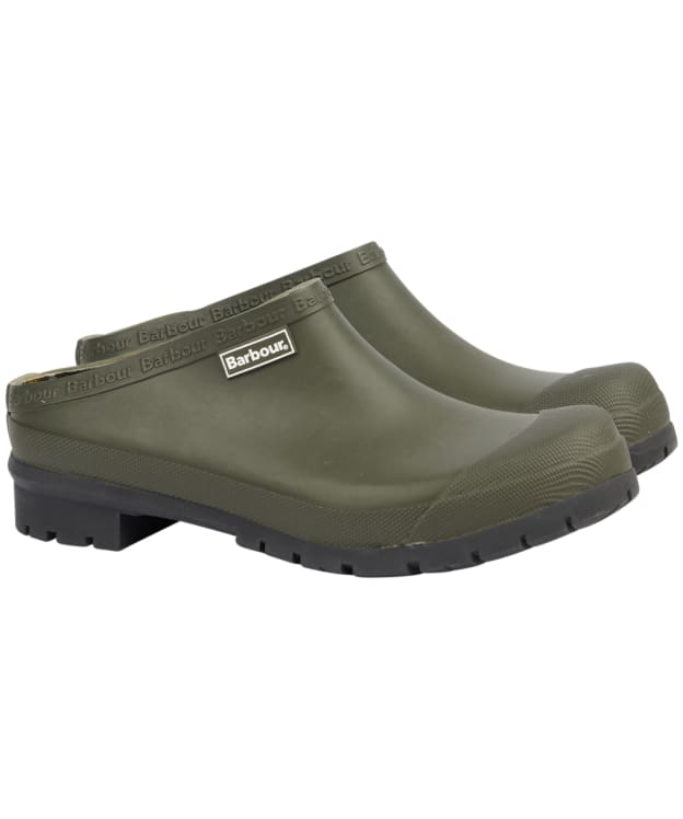 Men's Barbour Quinn Clog - Olive